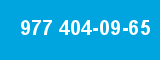 977 404-09-65 977 404-09-65
